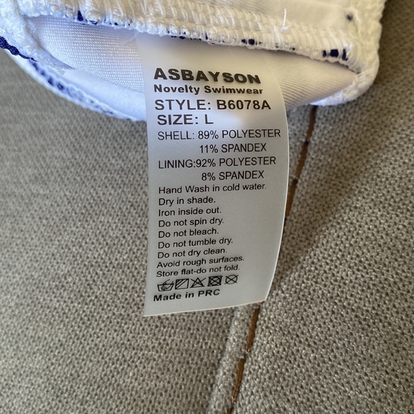 ❤️ NEW NAVY BLUE & WHITE STRIPED BIKINI - Picture 6 of 7